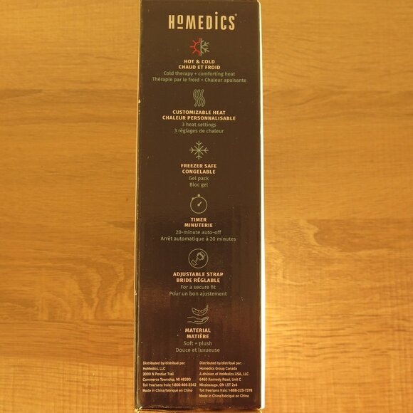 Homedics Hot and Cold Gel Eye Mask ---> New but open box, never use - Picture 3 of 3